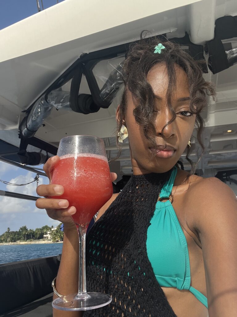 anxious? on a yacht?? LOL