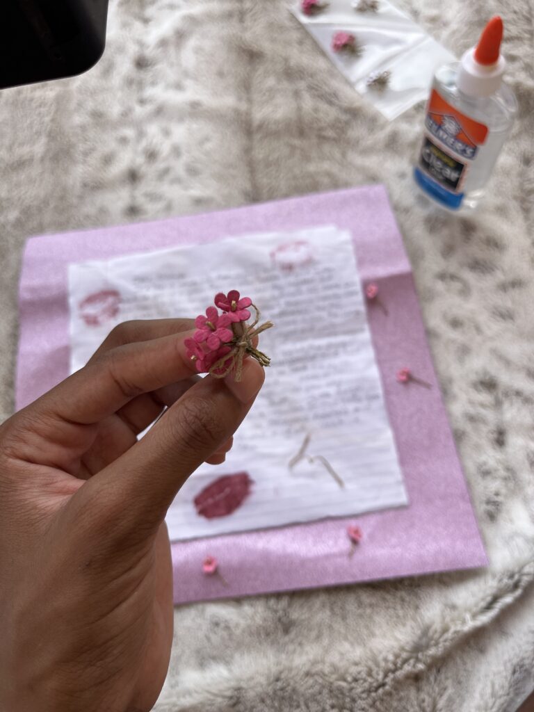 💌 DIY keepsake: I turned his letter into a sparkly masterpiece